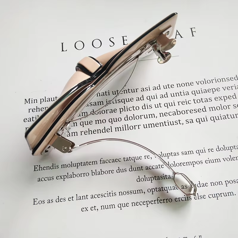 French Design White Black Color Acetate ( (4)